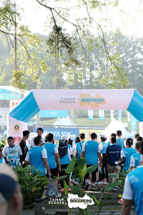 Race photo from Taman Budaya x BOGORUN 2025