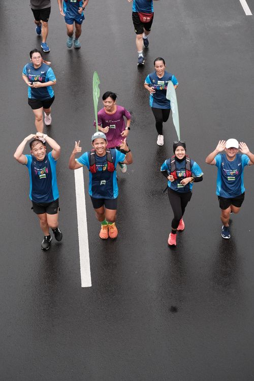 Race photo from Road to BAF Lions Run 2024