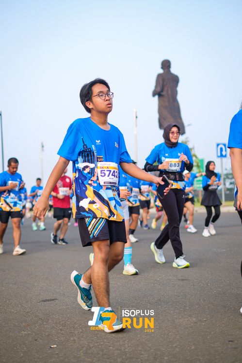 Race photo from ISOPlus Run 2024 Jakarta