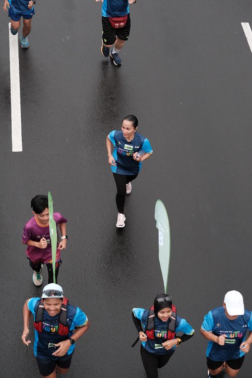Race photo from Road to BAF Lions Run 2024
