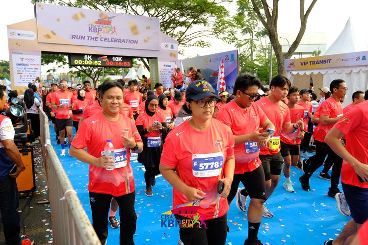Race photo from CISANGKAN KBP CITY RUN 2025