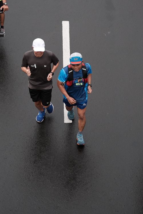 Race photo from Road to BAF Lions Run 2024