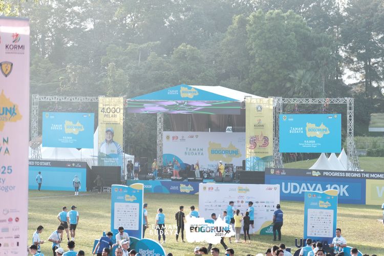 Race photo from Taman Budaya x BOGORUN 2025