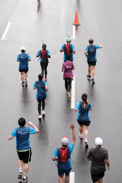Race photo from Road to BAF Lions Run 2024