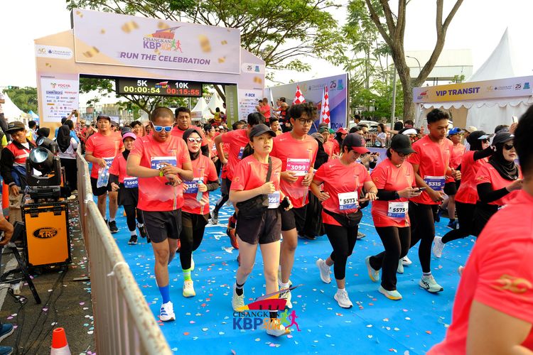 Race photo from CISANGKAN KBP CITY RUN 2025