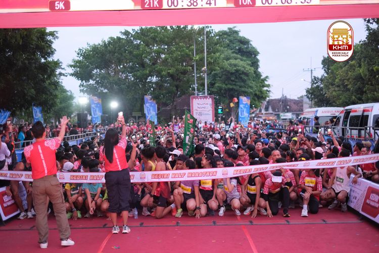 Race photo from Kediri Half Marathon 2025