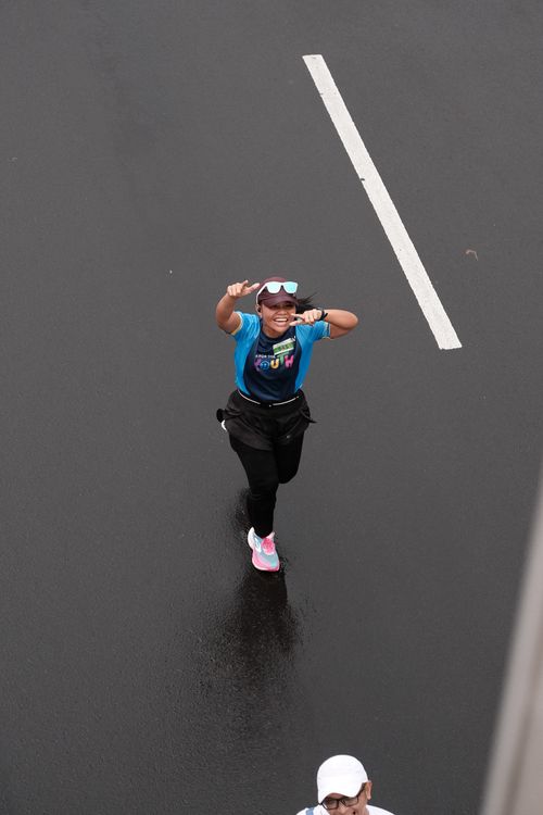 Race photo from Road to BAF Lions Run 2024