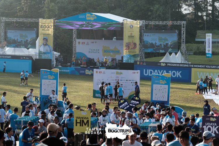 Race photo from Taman Budaya x BOGORUN 2025
