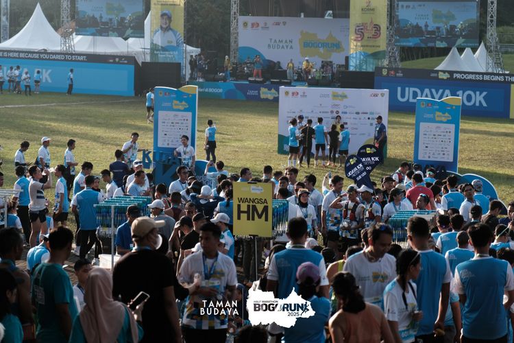 Race photo from Taman Budaya x BOGORUN 2025