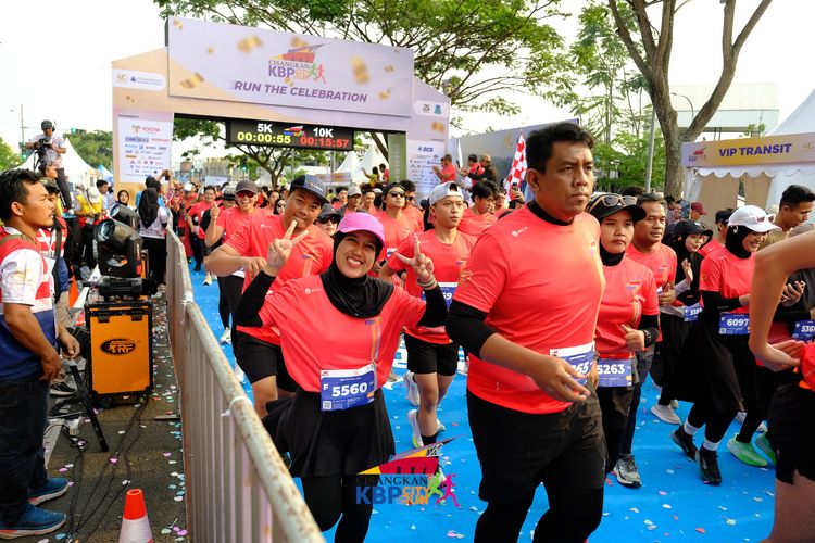 Race photo from CISANGKAN KBP CITY RUN 2025