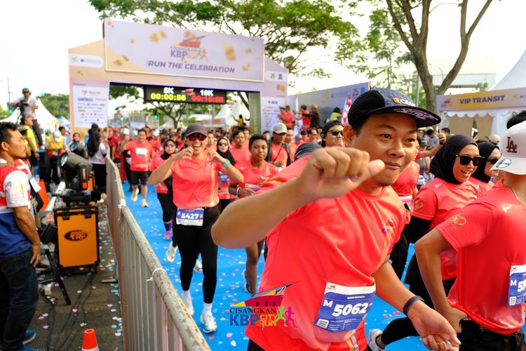 Race photo from CISANGKAN KBP CITY RUN 2025