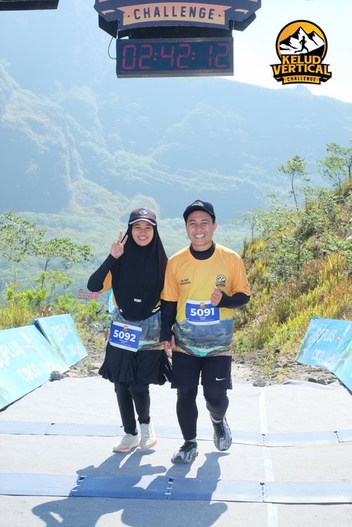 Race photo from Kelud Vertical Challenge 2024