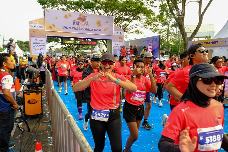 Race photo from CISANGKAN KBP CITY RUN 2025