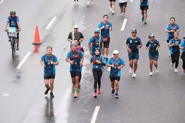 Race photo from Road to BAF Lions Run 2024