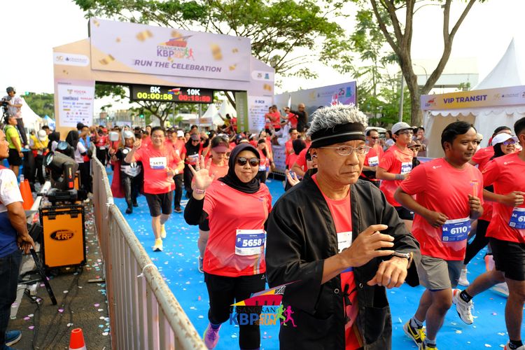 Race photo from CISANGKAN KBP CITY RUN 2025