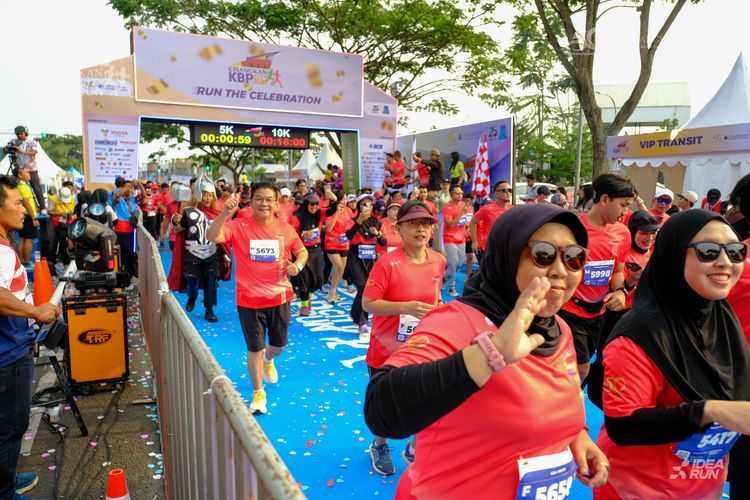 Race photo from CISANGKAN KBP CITY RUN 2025