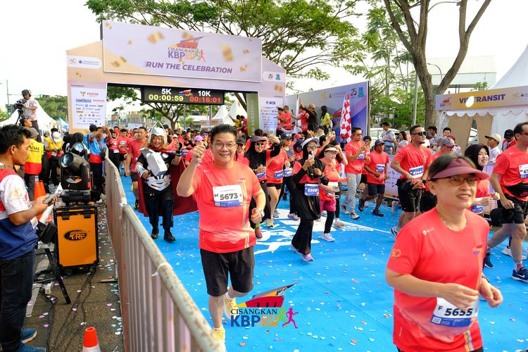 Race photo from CISANGKAN KBP CITY RUN 2025
