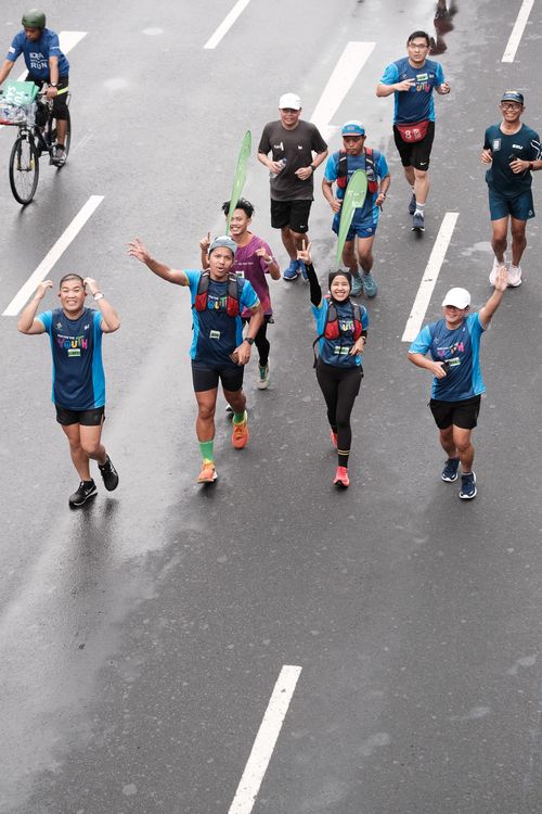 Race photo from Road to BAF Lions Run 2024
