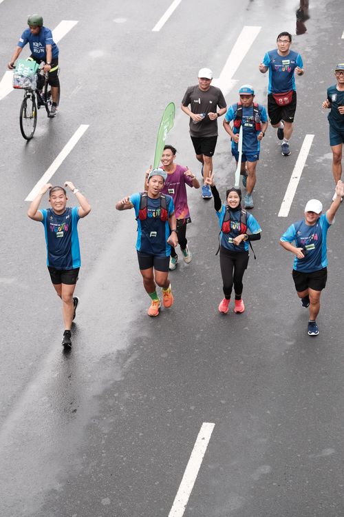 Race photo from Road to BAF Lions Run 2024