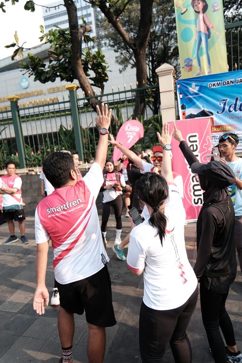 Race photo from Smartfren Run 2024 Vibes