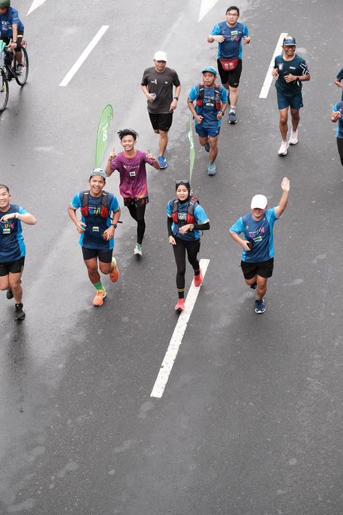 Race photo from Road to BAF Lions Run 2024