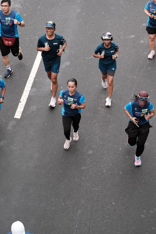 Race photo from Road to BAF Lions Run 2024