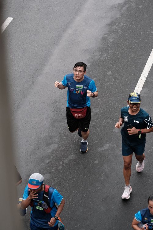 Race photo from Road to BAF Lions Run 2024
