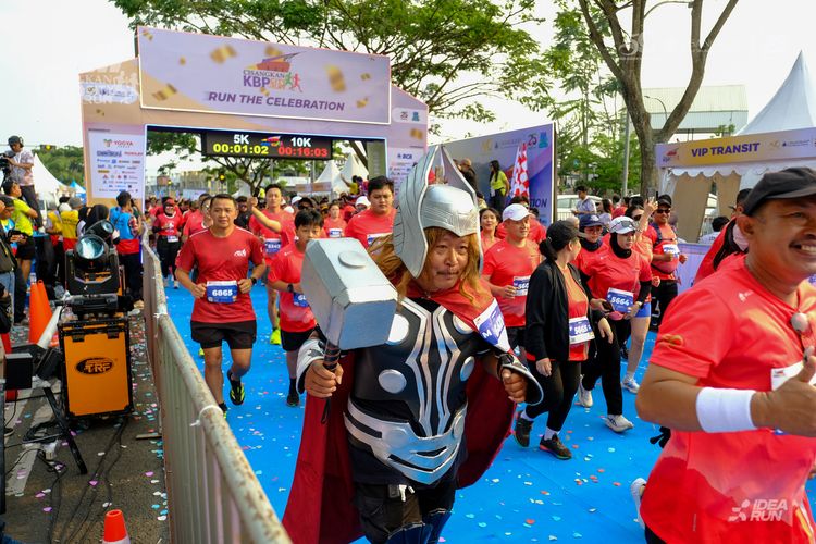Race photo from CISANGKAN KBP CITY RUN 2025