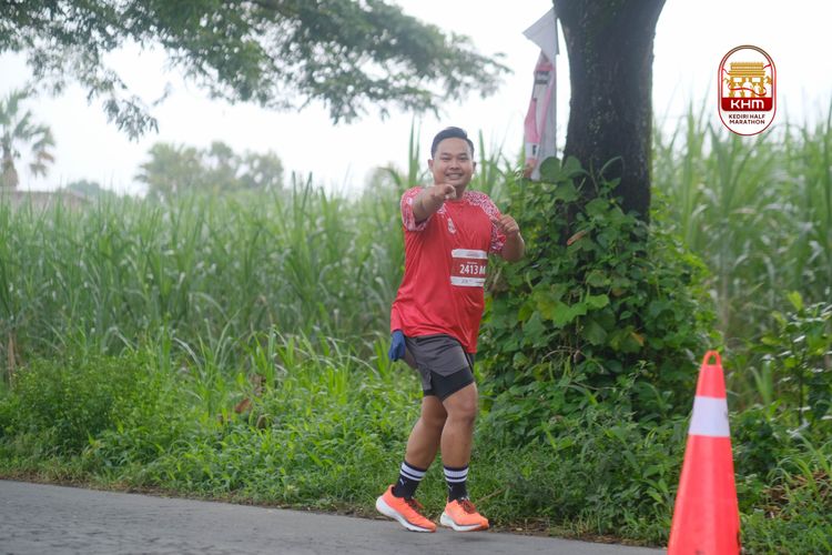 Race photo from Kediri Half Marathon 2025
