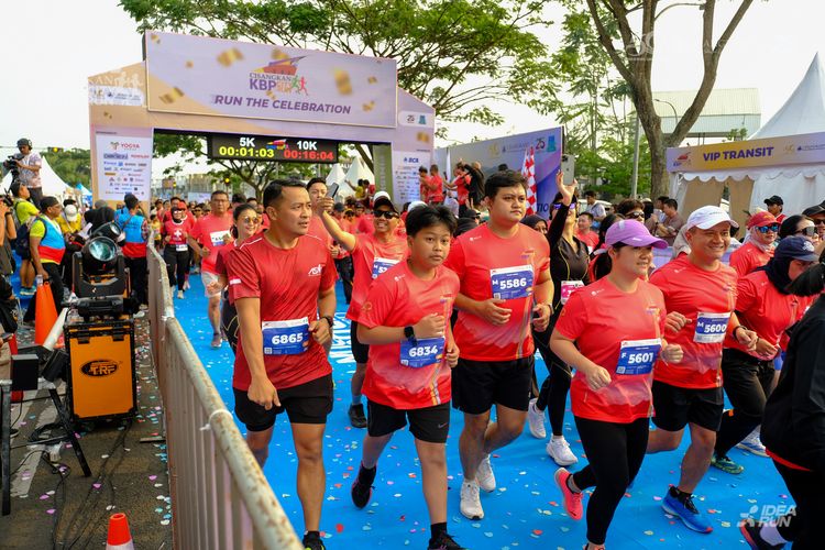 Race photo from CISANGKAN KBP CITY RUN 2025