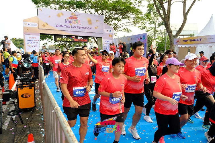Race photo from CISANGKAN KBP CITY RUN 2025