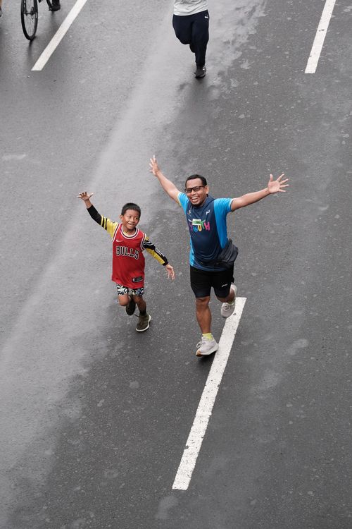Race photo from Road to BAF Lions Run 2024