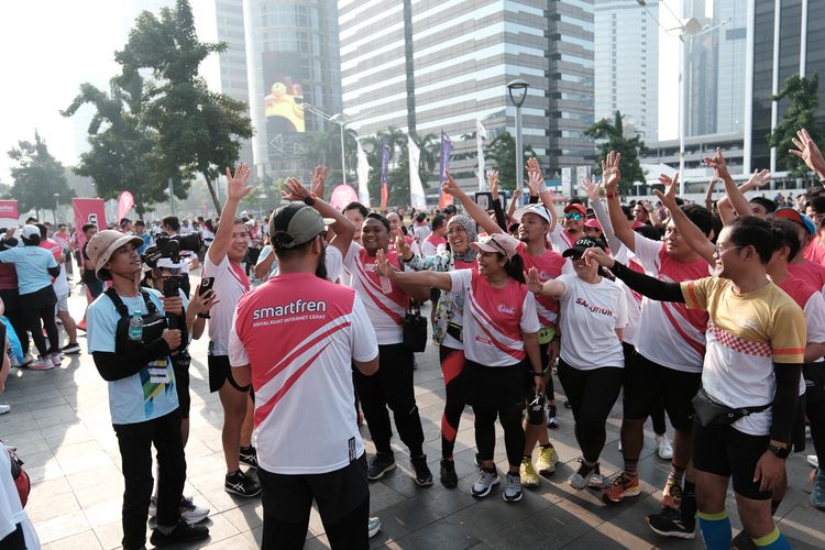 Race photo from Smartfren Run 2024 Vibes