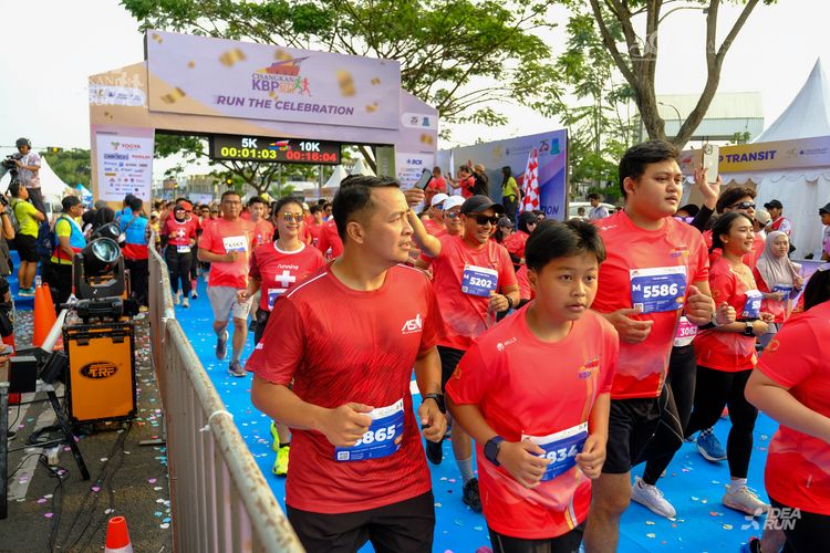Race photo from CISANGKAN KBP CITY RUN 2025
