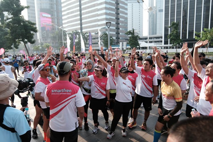 Race photo from Smartfren Run 2024 Vibes