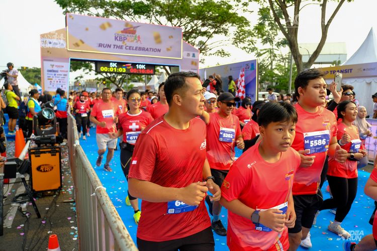 Race photo from CISANGKAN KBP CITY RUN 2025