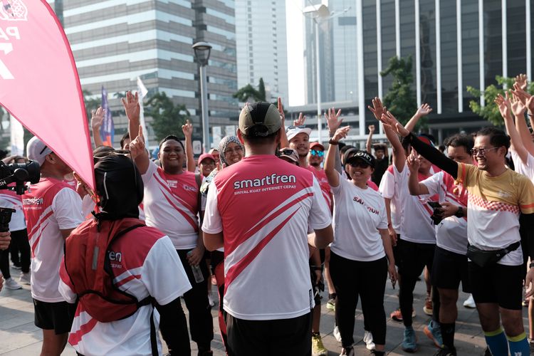 Race photo from Smartfren Run 2024 Vibes