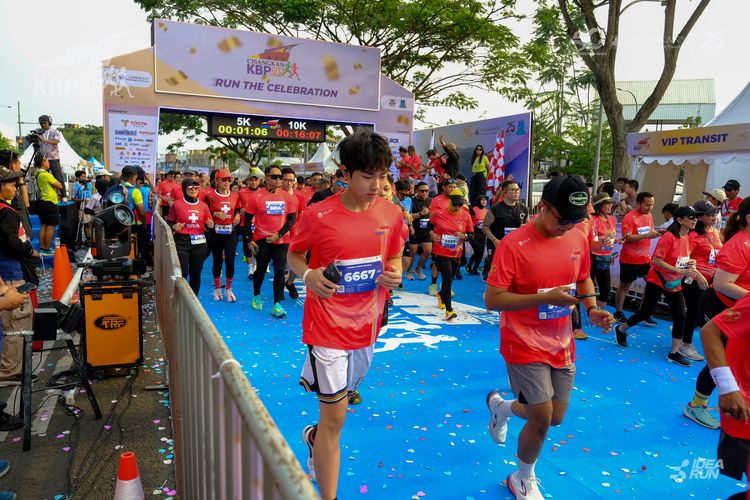 Race photo from CISANGKAN KBP CITY RUN 2025