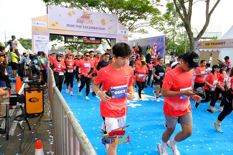 Race photo from CISANGKAN KBP CITY RUN 2025