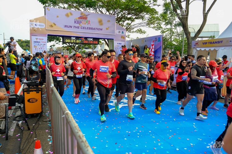 Race photo from CISANGKAN KBP CITY RUN 2025