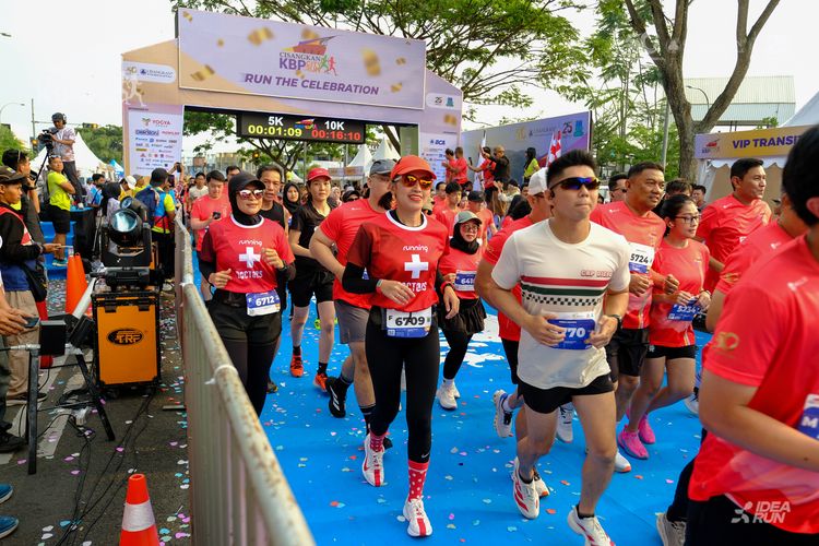 Race photo from CISANGKAN KBP CITY RUN 2025