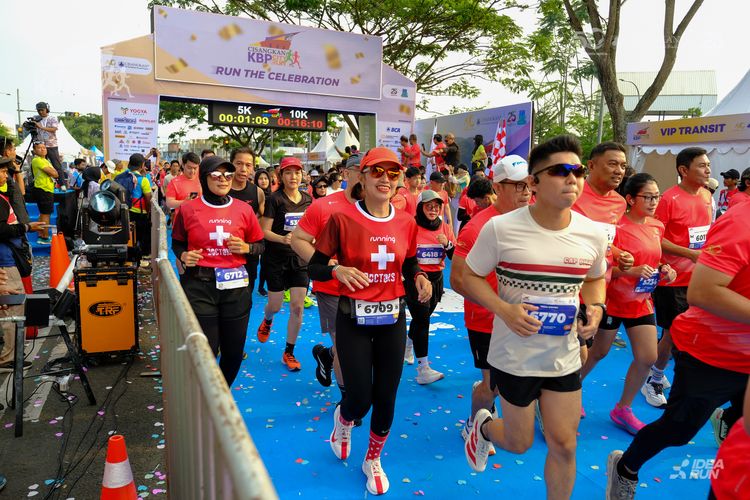 Race photo from CISANGKAN KBP CITY RUN 2025