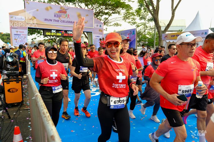 Race photo from CISANGKAN KBP CITY RUN 2025