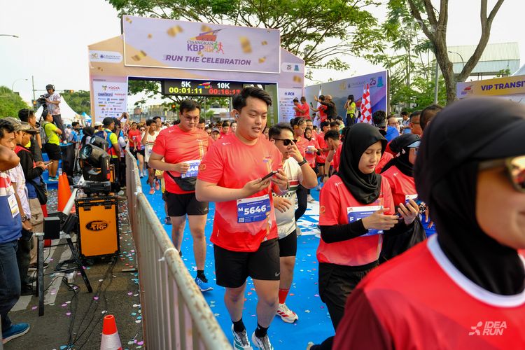 Race photo from CISANGKAN KBP CITY RUN 2025