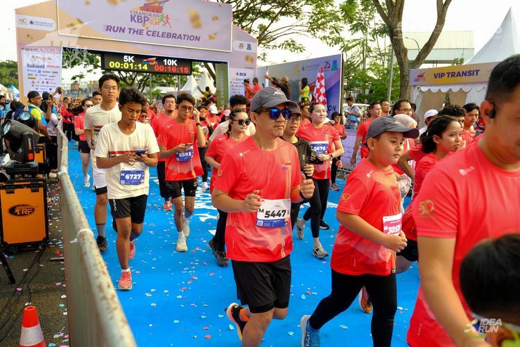 Race photo from CISANGKAN KBP CITY RUN 2025