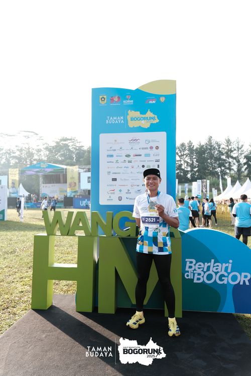 Race photo from Taman Budaya x BOGORUN 2025