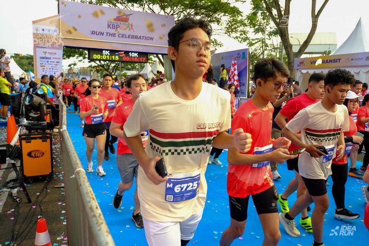 Race photo from CISANGKAN KBP CITY RUN 2025