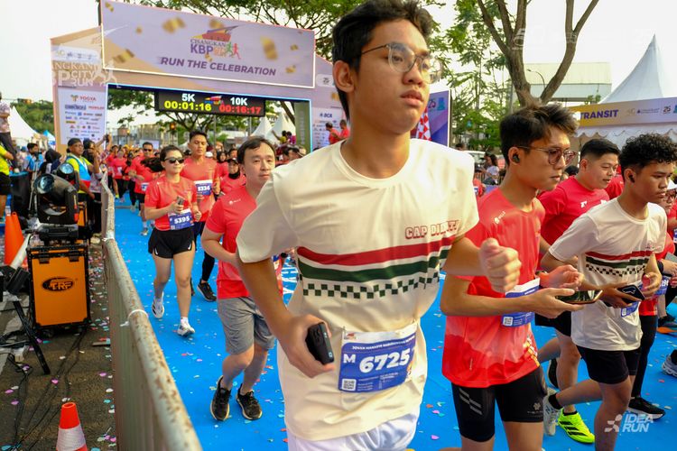 Race photo from CISANGKAN KBP CITY RUN 2025