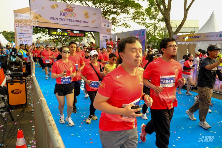 Race photo from CISANGKAN KBP CITY RUN 2025