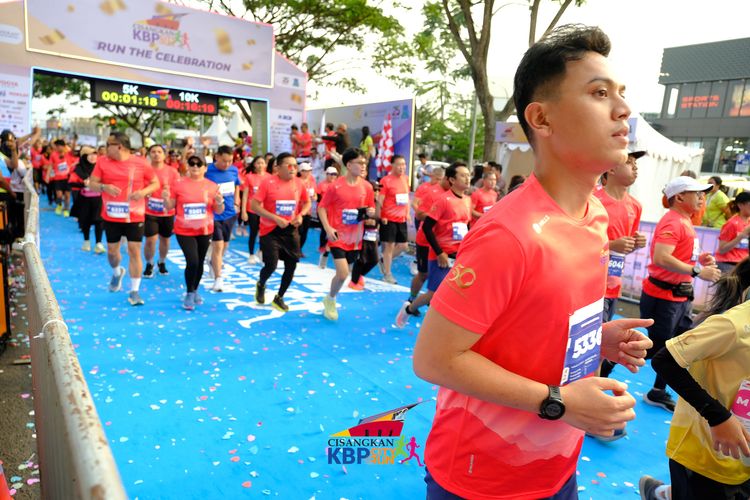 Race photo from CISANGKAN KBP CITY RUN 2025